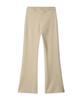 Woldeudillema Low-Waist Leggings Boot-Cut Pants (Cream)