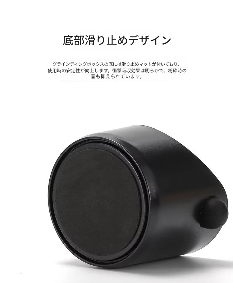 zmart Coffee Grounds Bucket, Home Espresso Machine Handle, Knock Box, Container Organizer, ABS Grounds Slot, Waste, Grounds Recycling Bin, Coffee