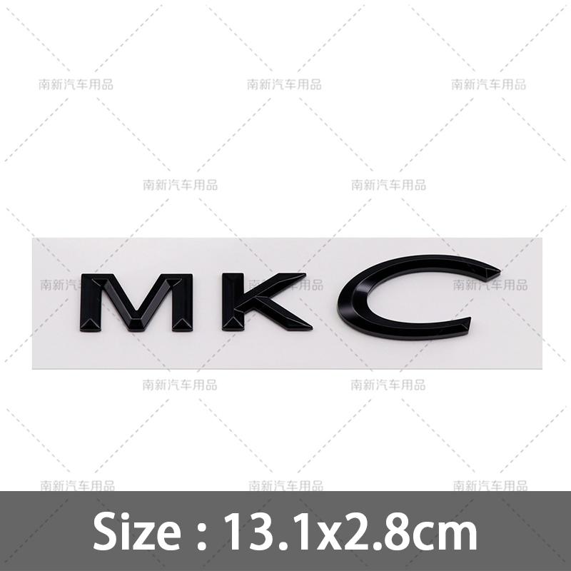 3D ABS 2.0H 3.0H Letter Stickers 2.0T 3.0T 2.3T 2.7T MKZ MKC MKX Embelm Badge Car Logo Rear Trunk Decal Auto Body Sticker