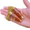Pair of Couples Kaleidoscope Wood & Brass Pendant Kaleidoscope For Your Love One