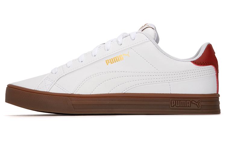 Puma Smash Vulc V3 Lo  White Chili Oil Gum  40