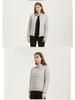 2023 Women's Short White Duck Down Jacket - Lightweight, Hooded, Korean Style, Autumn/Winter, Loose Fit, Stand-up Collar.