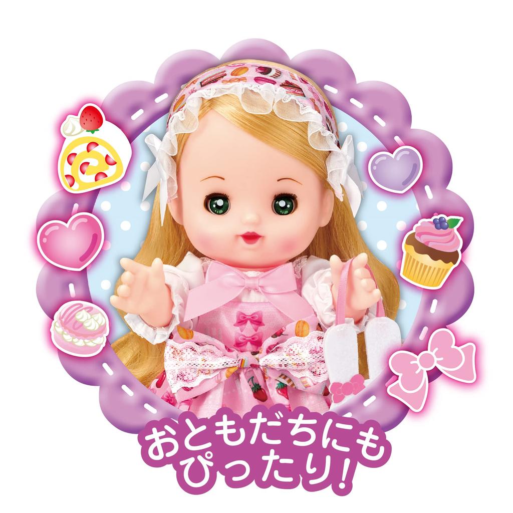Fluttering Outfit Mel-chan Dress-up Set Sweets-filled,