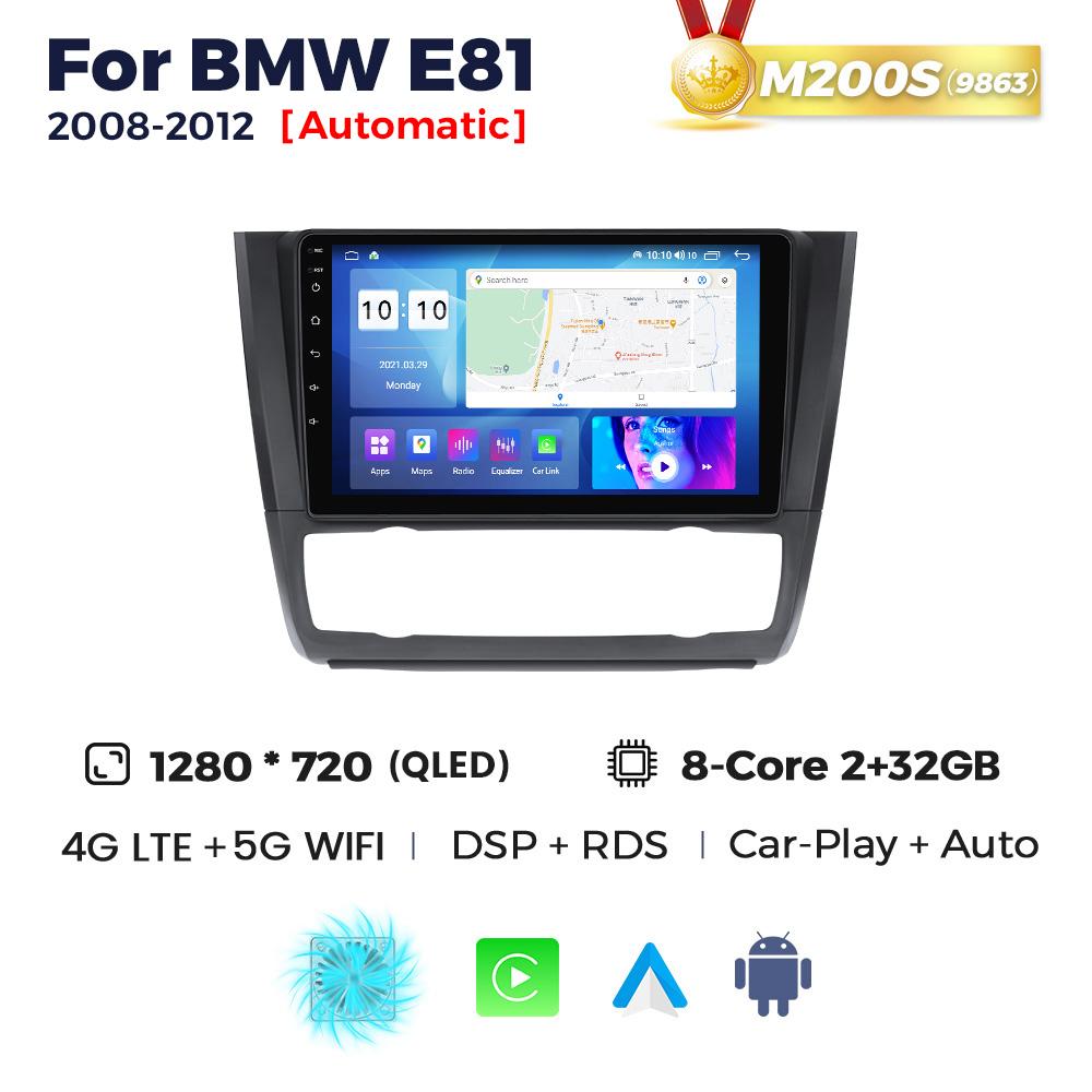 Navifly UIS7862S Android Car Radio For BMW 1 Series E81 E82 E87 E88 2004-2012 GPS Stereo BT Carplay Auto Multimedia Video Player