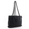 PRADA plastic chain Tote Bag black Nylon Women Used