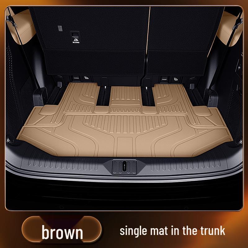 Trunk Mat TPE25 for Wuling Xingguang 730 7-Seater: Decorative Car Floor Mat