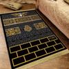Muslim Prayer Home Rugs Floor Mats Long Strip Balcony Carpet for Living Room Doormat Plush Non-slip Floor Mat Bedroom Carpet