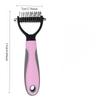 Double Sided Pet Comb for Dogs Cats Stainless Steel Dematting Brush Deshedding Tool for Removing Tangles Pet Supplies