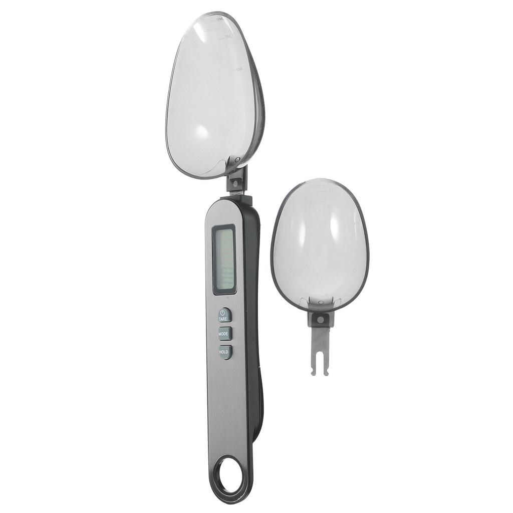 Electronic Measuring Spoon Grey Ergonomic Plastic Handle Digital Kitchen Scale Spoon Portable Electronic Scale For Baking
