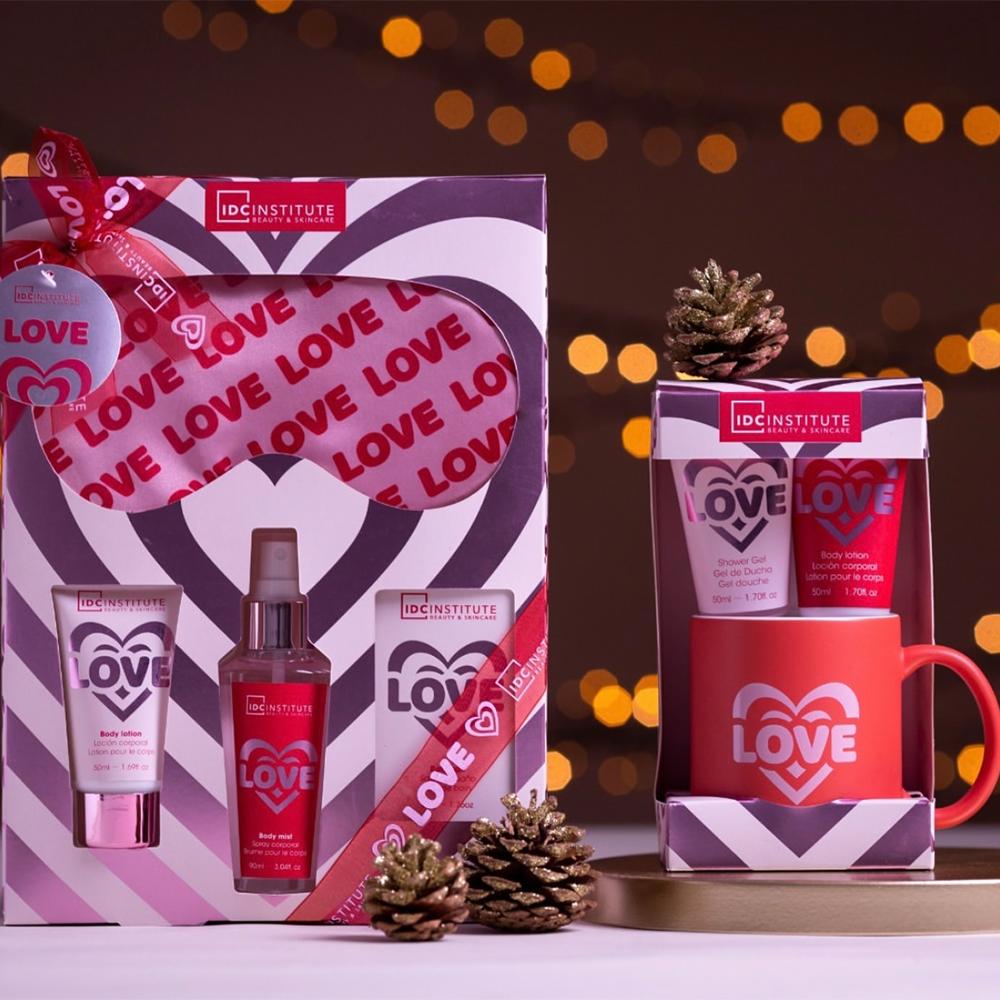 Zestaw kosmetyków do ciała mgiełka + opaska do spania IN LOVE IDC 1 szt