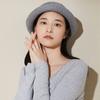 Fashion Women Round Crown Wool Fedora Hats for Ladies Winter Outdoor Trilbies Hat Unisex Girls Casual Autumn Party Hat