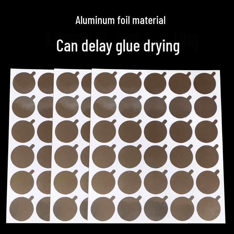 Eyelash Extension Foil Pad - Pack of 10 Sheets, 30 Disposable Glue Drop Patches per Sheet
