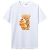Tennis Teddy Cartoon Bear Tshirt Summer Cotton T Shirt Unisex Short Sleeve Oneck Tee Shirt Unisex Summer Girl Fashion Streetwear