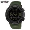 Sanda Luminous Waterproof Sport Wristwatch - Fashionable, Simple, Versatile, and Perfect for Students.