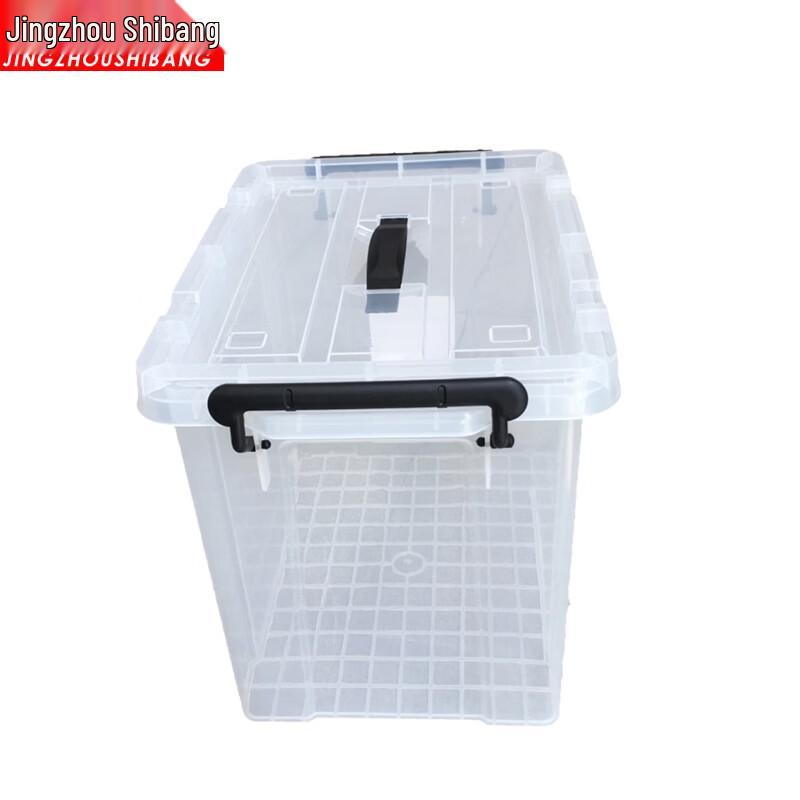 Transparent Portable Storage Box with Lid
