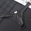Men Briefs Breathable Thong Pouch Underwear G-String Low-Rise Transparent Panties Ultra-Soft