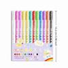 12pcs Set Fun Glitter Gel 3D Fluorescent Pen DIY Craft Art Supplies Jelly Drawing Pen Greeting Card Contour Pen Scrapbooking