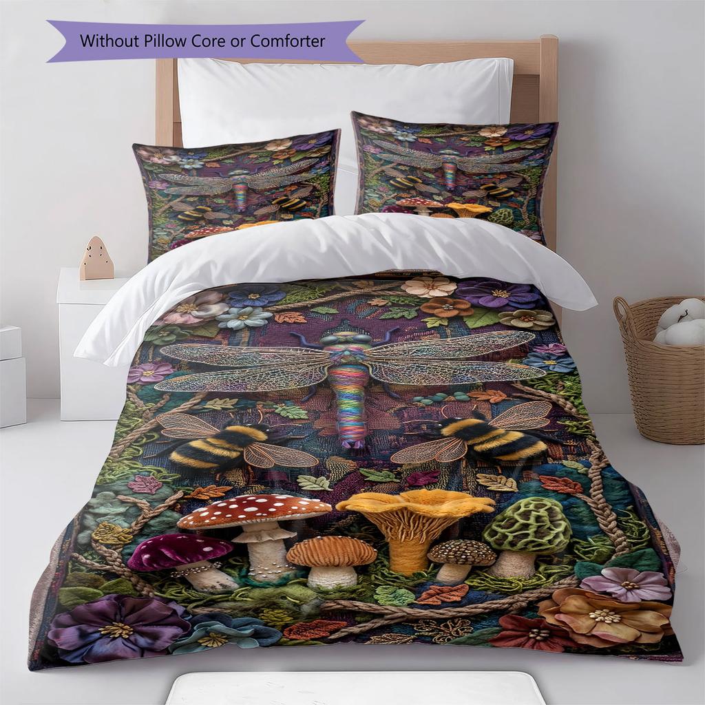 Mellow Feeling Bedding Quilt Set Quilt Cover Pillowcase Home Decoration Birthday Gift (1 * duvet cover + 2 * pillowcase, without core)