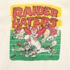 HANES 80s 90s Made In USA Old American Football RIDER HATERS Short Sleeve T-shirt Men's Used