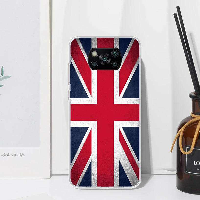 

Union Jack England UK Flag Phone Case For Xiaomi Poco X7 X6 X5 M7 M8 Pro F7 Ultra Redmi 15C 15 13C 13 12C 12 10 10C 10A Art Fund Xiaomi Poco M7 Pro
