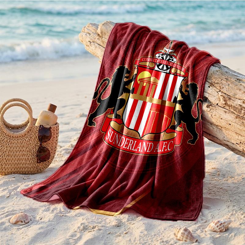 Sunderland Theme Beach Towel Soft Quick?dry Towel For Summer Beach Vacation Swimming