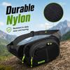 Nylon Waist Bag With Adjustable Belt, Multi Pocket Crossbody Chest Pack For Travel, Running, Walking, Outdoor Storage, Men And Women