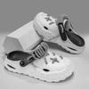 Fashion Half Men's Shoe Hole Beach Slides Platform Low Price Trend 2025 Mascullino Pvc Eva Original Rubber Designer Luxury Male Slipper