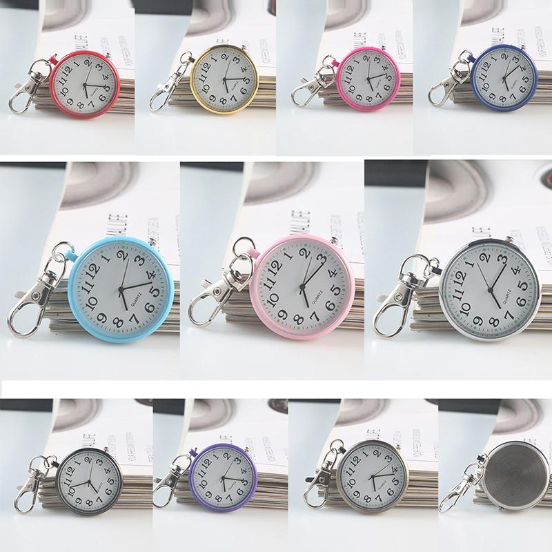 Pocket Watch Keychain Remote Control Clock Student Doctor Medical Vintage Watch