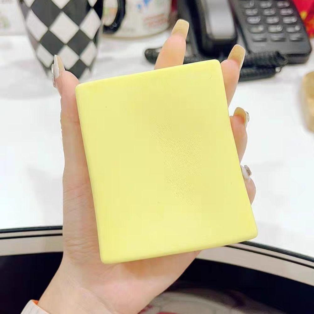 

Plastic 3D Yellow Dessert Squeeze Toy Milk Brick Clear Simulation Toy Kid Toys 1pc