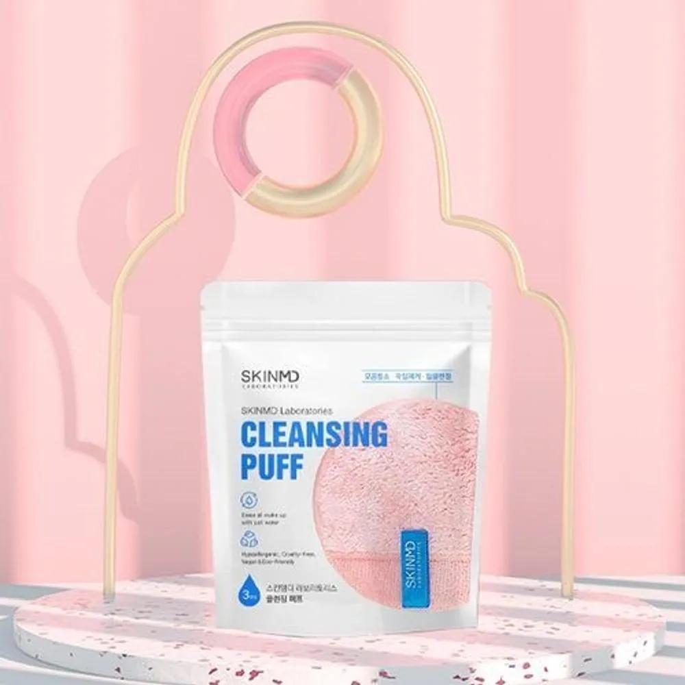SkinMD Cleansing Puffs 3 Sheets/1 Pack