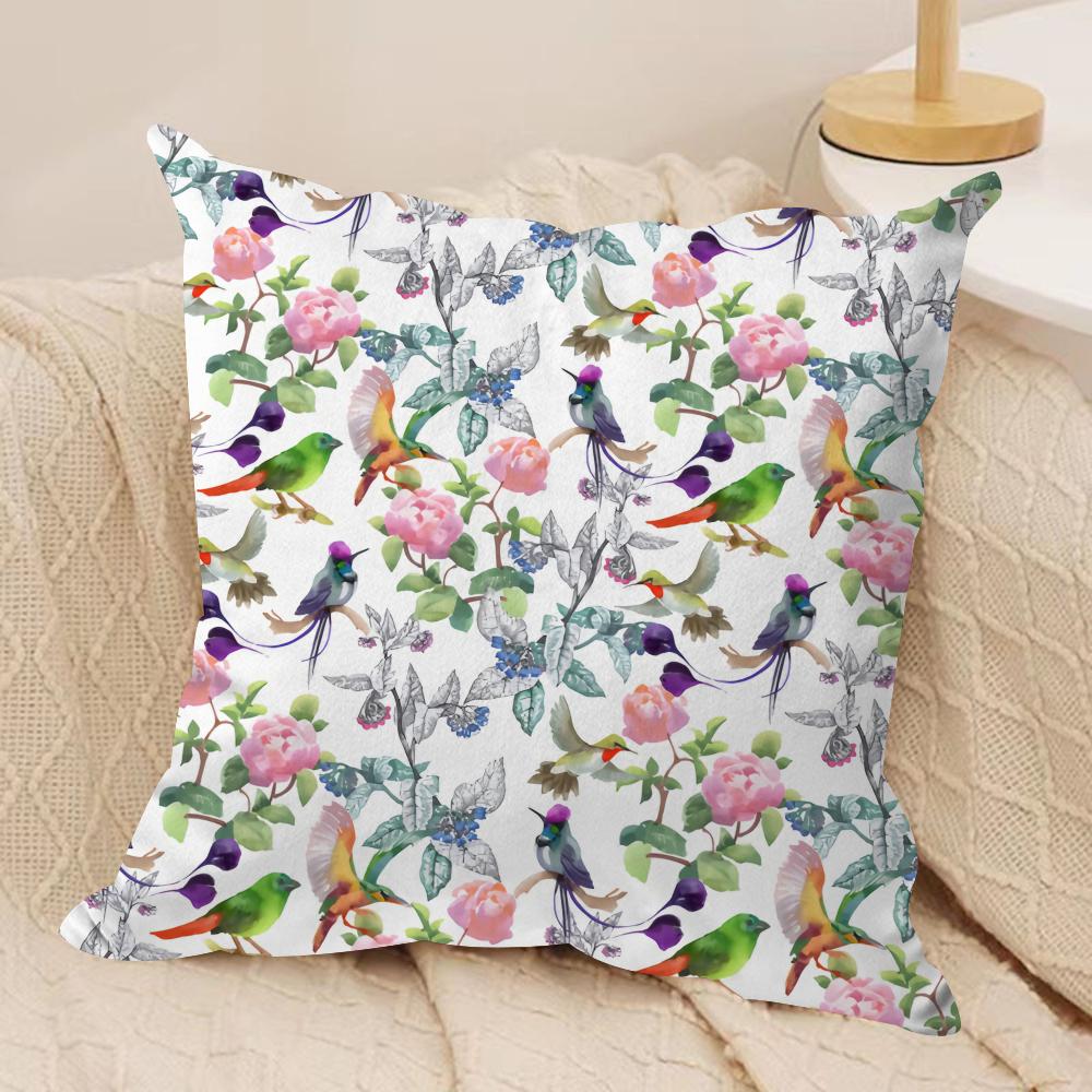 minimalist floral Art Cushion Cover Soft Plush Fabric DoubleSided Printed Cushion Covers for All Seasons Modern HomeDecor Gift