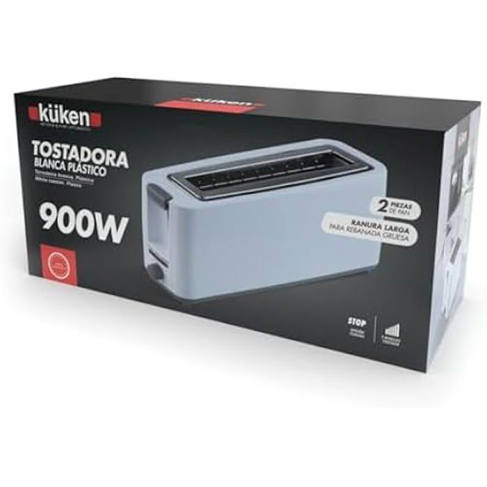 KUKEN Lot De 2 Grille-pain En Plastique 900 W
