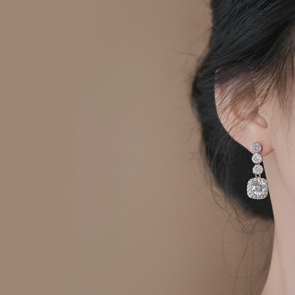 1011 New Exquisite Light Luxury Crystal Earrings 1011 New Premium Sense Earrings Women's Design Earrings Ear Jewelry