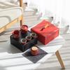Portable Ceramic Kung Fu Travel Tea Set