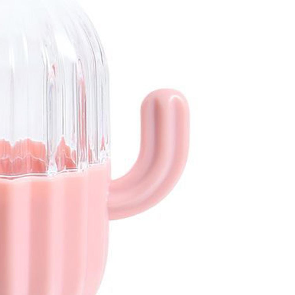 Makeup Sponge Storage Box Beauty Cactus Shape Blender Holder Portable Powder Puff Carrying Case for Travel