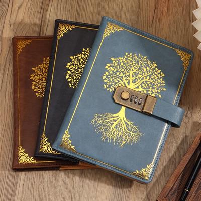 Stationery Password Notebook Protecting Secrets Travelers Journal A5 Notebook with Lock  Student