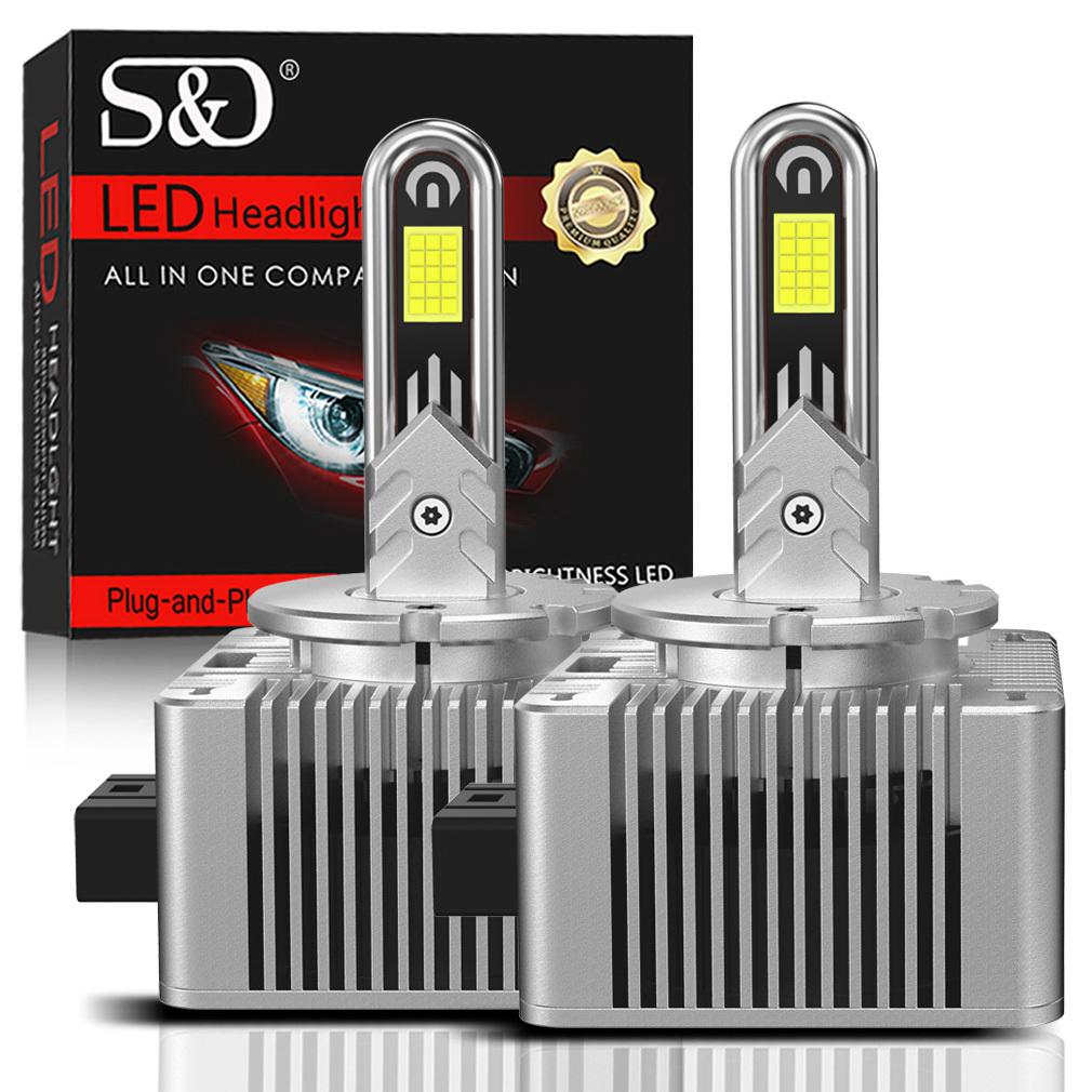 2 gab. 60000 Lm D3S LED