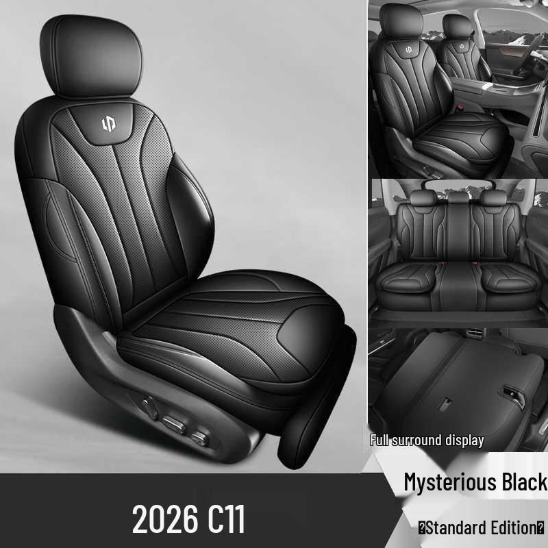 Leapmotor C11 Universal Four-Season Breathable Leather Car Seat Covers Pads (2024-2026)