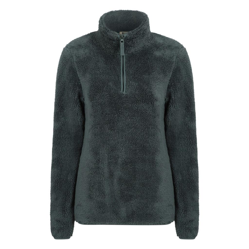 Mountain Warehouse Womens/Ladies Teddy Fleece Quarter Zip Fleece Top