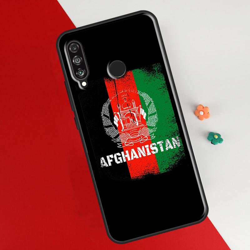 Afghan Afghanistan Flag Case For Huawei Honor 50 P20 P30 P40 P50 Pro Lite P Smart Z 2019 2021 Nova 5T Phone Cover