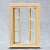 1: 12 Dollhouse Mini Door and Window Plain Wooden Material Model Accessories Can Be Painted and Colored