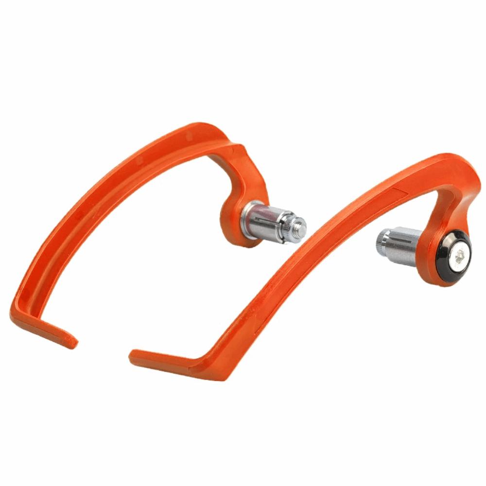 

A Pair ABS Motorcycle Handguards Durable Universal Fit Handlebar Protector Weatherproof Motocross Hand Guards Motocross помаранчевий