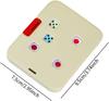 Mechanical Gear Dice – 3D Fidget Toy for Desk Stress Relief, White Tabletop Relaxation Gadget & Creative Gift for Adults