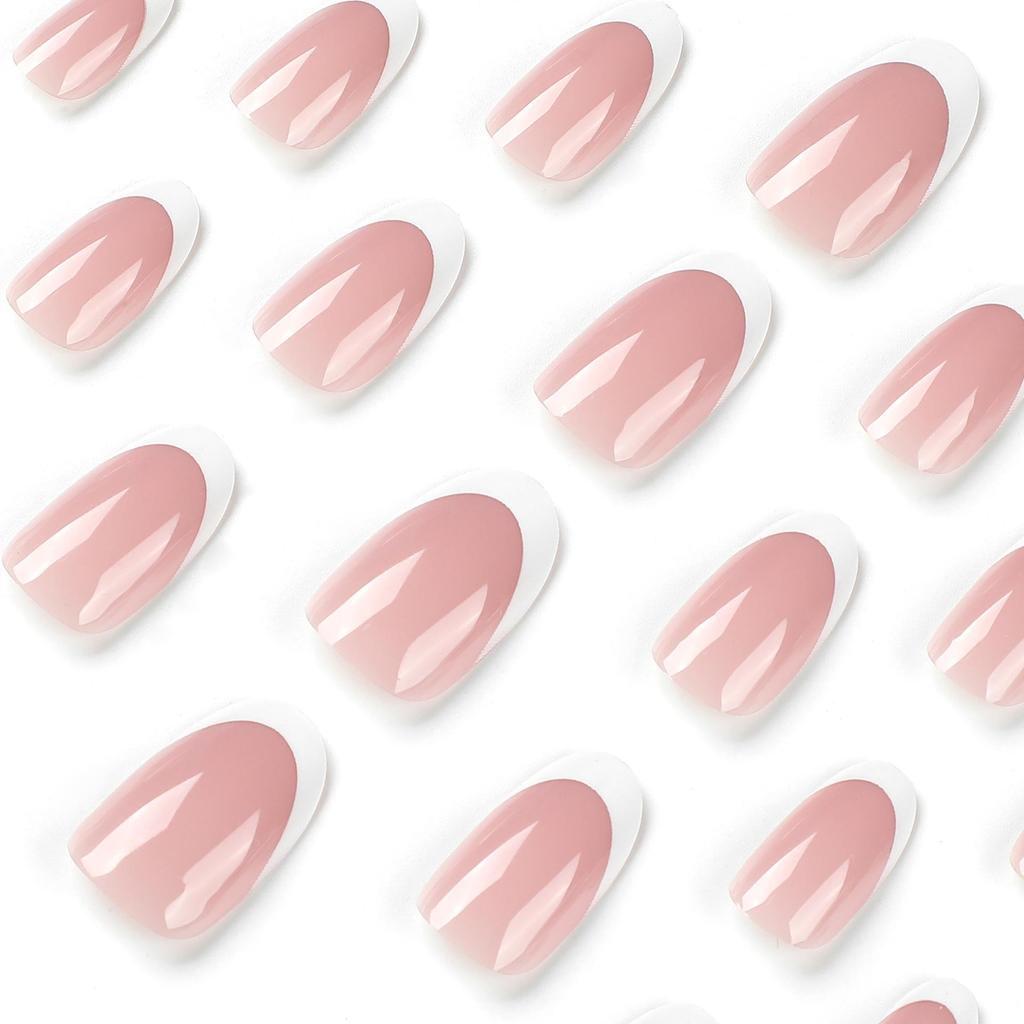 White French Nail Patches - Easy Nail Art