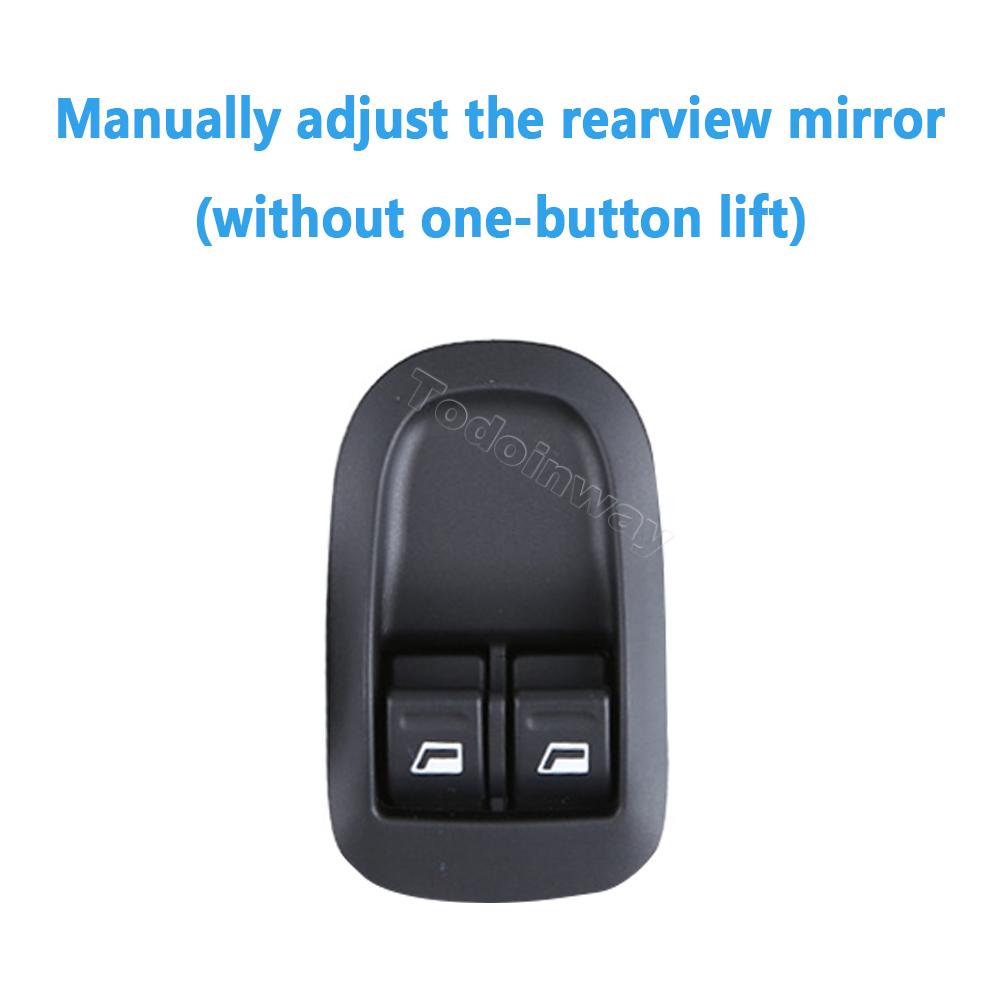 Rear Door Switch Electric Power Window Lifter Mirror Control Button For Peugeot 206 CC 306 2000-2010 car accessories 6554.WA Manual No Lifter