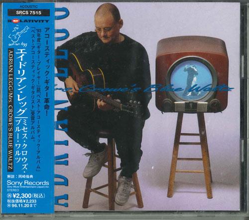 

CD ADRIAN LEG - Mrs. Crows Blue Bad SRCS7515 Relativity 1994 Japan Jazz Used