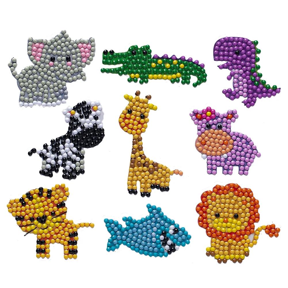 

25 стилей Наклейки Алмазная Живопись Арт Поделки DIY Алмазная Мозаика Наклейка Ручная Работа Самоклеящаяся Кристальная Креативное Украшение Дома