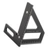 Woodworking Square Protractor 45 90 Degree Miter Triangular Ruler Scriber Layout Measuring Tool for
