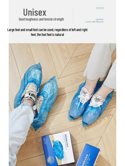 Waterproof Non-Slip Disposable Shoe Covers: Thick, Wear-Resistant, Non-Woven Foot Covers for Indoor Use