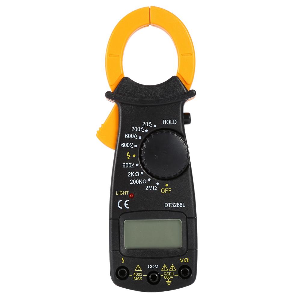 DT 3266L Digitales Zangenamperemeter Multimeter Stromzange Zange Voltmeter Amperemeter 600A AC D